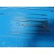 9 x Lawton Assorted Probes, Grooved Directors, stainless steel ~ 14791