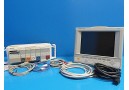 Agilent V24C (NBP SpO2 EKG CO CO2) Patient Monitor W/ Rack Modules &Leads~14591