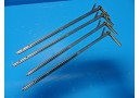 4 x Pilling Weck Rigid Bronchoscopes W/ Light Carriers (8 x40, 7x40, 6x35)~14928