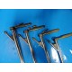 4 x Pilling Weck Rigid Bronchoscopes W/ Light Carriers (8 x40, 7x40, 6x35)~14928