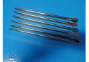 6 x Sklar & Miltex Dittel Urethral Sound Straight Size 36 34 32 30 28 26Fr~14911