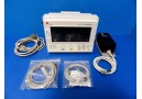 Datascope Passport EL Patient Monitor W/ EKG & SpO2 Leads & Power Supply ~12353