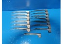 14 X Welch Allyn 68043 Miller 3 / MIL 3 Standard Laryngoscope Blades ~LOT~ 17017