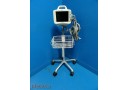 GE DASH 3000 (CO2 SpO2 ECG NBP T/CO IBP) Patient Monitor W/ Leads & Stand ~17435