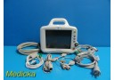 GE DASH 3000 Patient Monitor (CO2 IBP SpO2 ECG NBP Temp/CO) W/ Leads ~ 17503