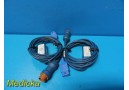Kendall Lifetrace Softrans FCB 4011 ~ HP 8040A / 1350A IUPC CABLE Lot of 2~17534