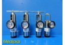 B&F Medical 21017 Oxygen Regulators, 0-15 LPM *Lot of 4* ~ 17809