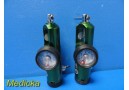 Gentec Genstar 284MA (Green) Oxygen Regulators *Lot of 2* ~ 17818