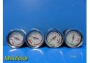 Lot of 4 ~ Boehringer Vacuum Gauges (Unit of measurement : mmHg) ~ 17834