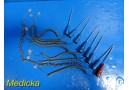 Lot of 8 Alaris, IVAC Temp-Plus II Probes (7 Blue & 1 Red) ~ 18133