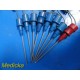 Lot of 8 Alaris, IVAC Temp-Plus II Probes (7 Blue & 1 Red) ~ 18133