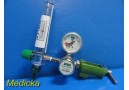 Precision Medical 1400 Series 40-60 LPM O2 Flowmeter W/ Oxygen Regulator~ 18270