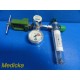 Precision Medical 1400 Series 40-60 LPM O2 Flowmeter W/ Oxygen Regulator~ 18270