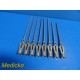 8X Stryker Howmedica Osteonics 3173-1003 / 3173-1004 Orthopedic Rods ~ 18522