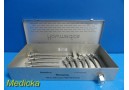 21X Stryker Howmedica Assorted Assorted Trial Set W/ Sterilization Case ~ 18765