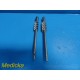 2X Stryker Howmedica 5235-6-413 / 5235-6-415 Fluted Reamers ~ 18772