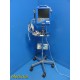 GE Dinamap PRO 1000 DP1100 Patient Monitor W/ NEW LEADS,User Manual& Stand~18749