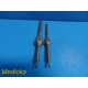 2X Intermedics Orthopedics 9326-10-004 / 9326-10-002 Large & Small Reamers~18785