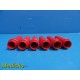 6X Drucker Diagnostics 7713031 100mm Red Tube Holders for Centrifuge ~ 19554