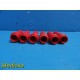 6X Drucker Diagnostics 7713031 Red Tube Holders for Centrifuge ~ 19633