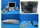 GE Solar 8000i Color Patient Monitor W/ Leads, Module, Printer & Remote ~ 19313