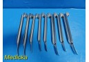 8X Propper Miller Fiber Optic Laryngoscope Blades (4X Size 3 & 4X Size 4) ~20001