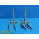 4X Sunmed Greenline Mac 3 &3.5 F/O Curved Laryngoscope Blades W/ 2 Handles~20020