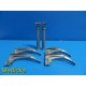 4X Sunmed Greenline Mac 3 &3.5 F/O Curved Laryngoscope Blades W/ 2 Handles~20020