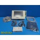 2012 Spacelabs Ultraview DM3 Spot Monitor W/ Patient Leads, Adapter+Thermo~20071