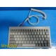 BTC 5100-C E5X5R5BTC Mini Magic Compact PS/2 White QWERTY Keyboard ~ 20109