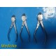 3X Belzer/Beck Marked Vanadium Extra Assorted Dental Cable Cutters ~ 20284