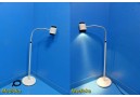 Brewer 18100 Gooseneck Exam Light Floor Standing Halogen 35 Watt Beige ~ 21053