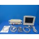 Agilent V24C Critical/Cardiac Care Patient Monitor W/ Rack Modules & Leads~14020