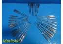 Lot of 35 TRE Surgical Straight & Angled Ring Curettes, Sizes 1 to 03 ~ 22380