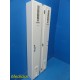 2X White Wooden Right & Left Sided Doors Scope Holder / Hanger / Cabinet~ 22377