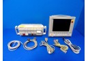 Agilent V24C (EKG SpO2 NBP CO2 T) Patient Monitor W/ Rack Modules & Leads~14015