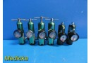 6X Responsive Respiration Inc Model 120-1050 BRASS 50 PSI O2 Regulators ~ 22486