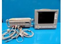 HP Viridia 24 Critical Care System Patient Monitor W/ Rack Modules & Leads~14028