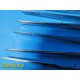 Pilling & Sklar Assorted Surgical Dressing Forceps 6", 5/5.5" Serrated Tip~23189