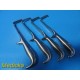 Lot of 4 Sklar Surgical 85-4697 Young Lateral Retractor 8.5" W/ Bin ~ 23604