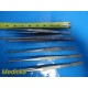 5X Sklar Singly Tissue Forceps, Oval Shape Fenestrated Serrated Jaws ~ 23760