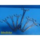 Lot of 6 Sklar Aesculap Assorted Lahey Abdominal General surgery Forceps ~ 23781