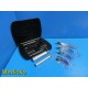 Welch Allyn Laryngoscope Set (MAC 1,2,3,4 Blades), Handles, Inserts & Case~23840